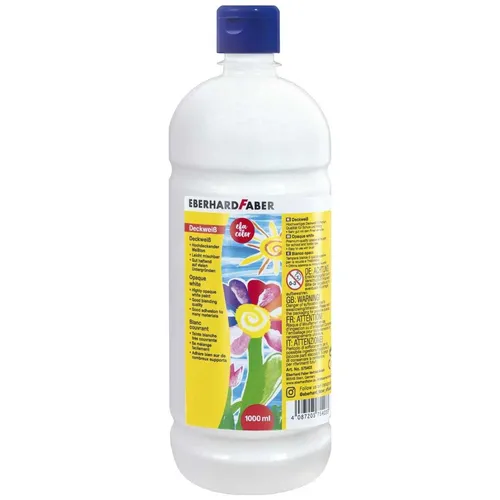 EBERHARD FABER Deckweiß EFA Color weiß 1 Liter Flasche