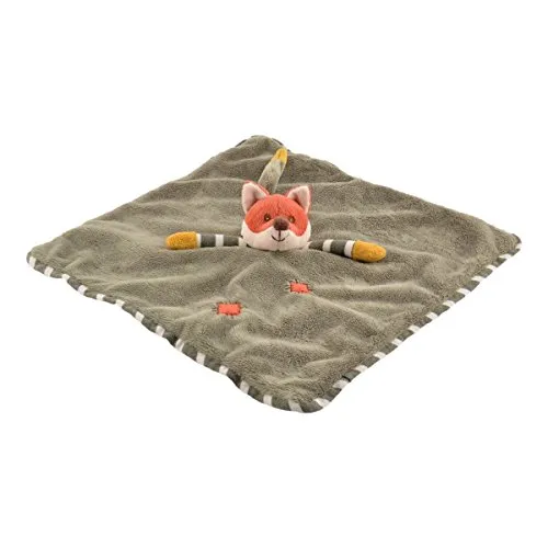 Barbara Bukowski Schmusetuch Foxy der Fuchs 33 cm - Süßes Schnuffeltuch in Fuchs-Design, ideal zum Kuscheln und Trösten ab der Geburt. Weiches Material für höchsten Komfort und Sicherheit.