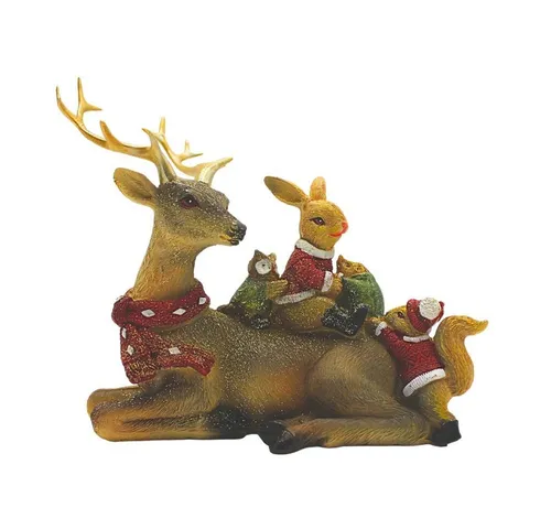 Dekohelden24 Dekofigur Rehe und Hirsche in verschiedenen Formen