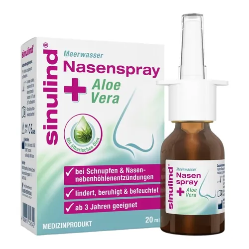 Sinulind Meerwasser Nasenspray mit Aloe Vera 20 ml