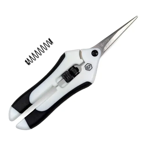 FYTO Snip Classic Pro • Leichte und präzise Trimm- und Ernteschere • Rostfreier Edelstahl • inkl. Ersatzfeder • 69g • 16,8cm