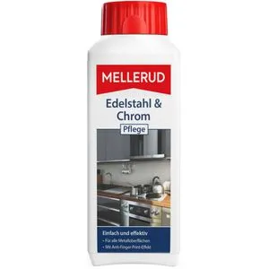 Mellerud Edelstahlreiniger Edelstahl und Chrompflege, Anti-Finger-Print, 2001001780, innenundaußen, 250ml