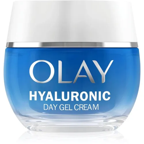 Olay Hyaluronic24 Vitamin B5 Gel Creme 50ml - Feuchtigkeit für den ganzen Tag - Tagespflege mit Hyaluronsäure und Vitamin B5, die die Hautbarriere stärkt und für ein glatteres, gesünderes Hautbild in nur 14 Tagen sorgt.