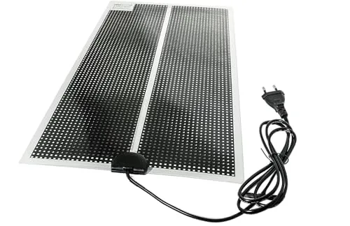 TropicShop Rackheizung - Wasserdichte Terrarienheizmatte 35W - Terrarienheizmatte aus PET, energiesparend und mit gleichmäßiger Wärmeverteilung. Ideal für präzise Temperaturkontrolle in Terrarien und Vivarium.