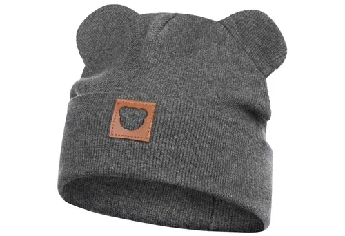 Smarilla Jerseymütze Übergangsmütze Baumwollmütze Beanie Bärenohren