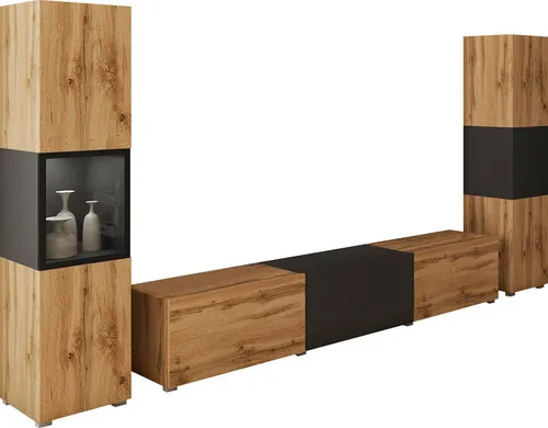 INOSIGN Wohnwand BERLIN III, moderne grifflose Mediawand von Inosign