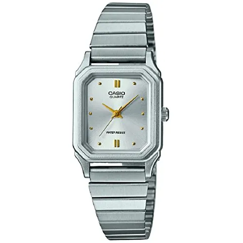 Casio Damen Quartz Armbanduhr LQ-400D-7AEF - Elegante Armbanduhr für Damen mit 23mm Gehäuse, verstellbarem Verschluss und bis zu 3 Jahren Batterielaufzeit.