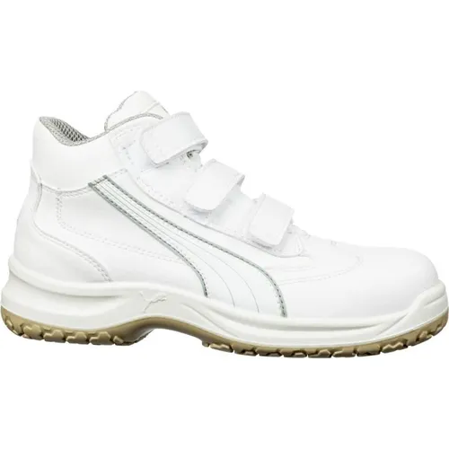 PUMA Absolute Mid 630182-46 Sicherheitsschuh S2 - Arbeitsschutz mit PU-Sohle, abriebfest und rutschfest für optimalen Halt und Sicherheit am Arbeitsplatz.