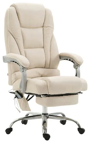 TPFLiving Bürostuhl Pacira mit Massagefunktion in beige von TPFLiving