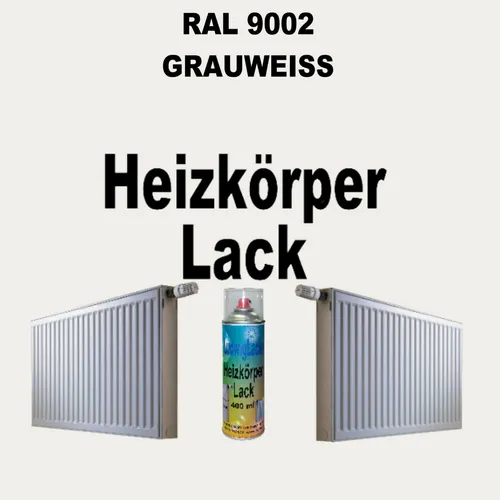 Heizkörperlack Spray RAL 9002 Grauweiss 400 ml