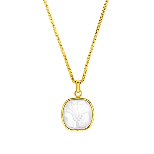 Joop! Damen-Kette Edelstahl mit Perlmutt von JOOP!