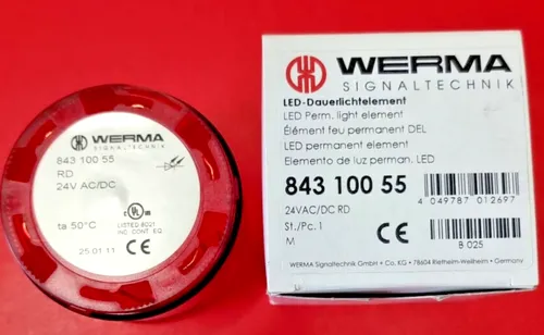 WERMA 84310055 LED-Dauerlichtelement ROT – Neu & OVP