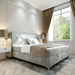 Boxspringbett Doppelbett LIND - 160x200cm Bett mit Bonellmatratze, mit Bettkasten für Bettwäsche und Topper. EIN Bett mit einem klassischen, kont...