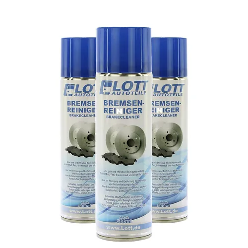 3x BREMSENREINIGER 500ml TEILEREINIGER SPRÜHDOSE ENTFETTER BRAKE CLEANER