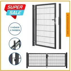 Gebr. Werth Gartentor Metall 300 cm x 180 cm – Stabil & Elegant