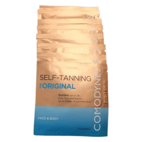 Comodynes Self-Tanning Gold Selbstbräunungstuch 8 Stk - Selbstbräuner für alle Hauttypen, sorgt für einen natürlichen, goldenen Teint und ist einfach in der Anwendung – ideal für einen strahlenden Sommerlook!