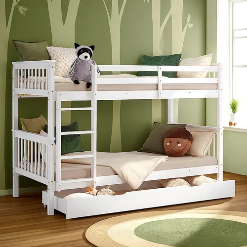 Homestyle4u Etagenbett 90x200 für Kinder