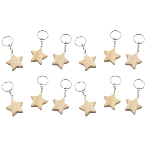 EDUPLAY 210302 Sterne Schlüsselanhänger 12er Set