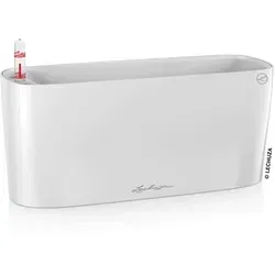 Lechuza Blumentopf rechteckig Delta 10 weiß hochglanz