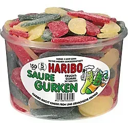 HARIBO Super Gurken Fruchtgummi 150 St. in orange von HARIBO