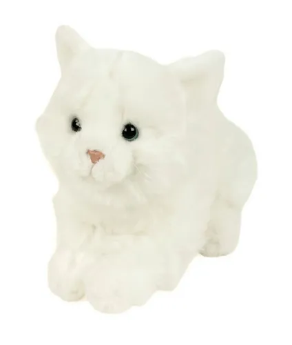 Produktbild Teddys Rothenburg Kuscheltier Katze Wolke 30 cm liegend weiß Plüschkatze