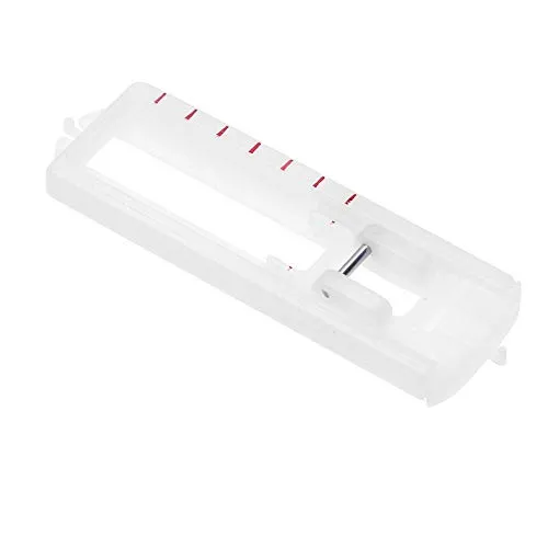 La Canilla ® Nähfuß mit Knopfloch in 4 Schritten aus Kunststoff für Nähmaschinen Singer, AEG, Janome, Elna, Juki, Brother, Aldi Niedriger Schaft (Snap-On)