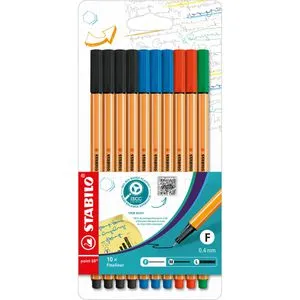 Stabilo Point 88 Office 10er Etui 1468 Fineliner von STABILO