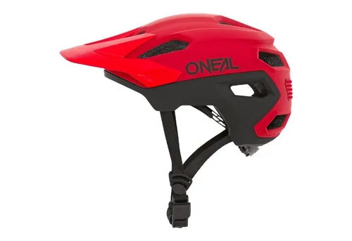 O'Neal Trailfinder Split MTB Helm - Rot - S/M - Fahrradhelme, leichter und sicherer Helm mit optimaler Belüftung für maximalen Fahrkomfort auf Trails.