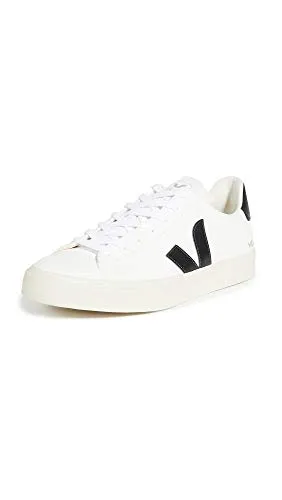 VEJA Campo Schnürschuh 46 EU – Stilvoller Sneaker - Sneaker in Größe 46 und der eleganten Farbkombination Extra White_Kaki, perfekt für einen lässigen Look und umweltfreundlich hergestellt.
