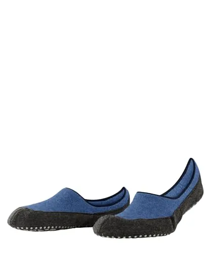 FALKE Herren Cosyshoe Invisible M HP Wolle – Rutschhemmende Noppen Stoppersocken, Blau (Blue Sky 6749) - Herren-Hausschuhe aus hochwertiger, mulesingfreier Wolle, die Ihre Füße warm hält und Komfort mit rutschhemmenden Noppen für sicheren Halt kombiniert.