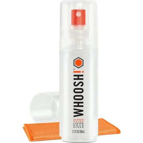 Bildschirm-Reinigungsset 80ml + Mikrofasertuch 7x10cm Whoosh!