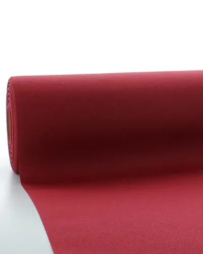Sovie HORECA Linclass Airlaid Tischdeckenrolle Bordeaux - 118cm x 25m - Elegante einfarbige Papiertischdecke, perfekt für Partys und Hochzeiten. Hochwertiges Linclass-Airlaid sorgt für stoffähnlichen Griff und ist knitter- sowie reißfest.