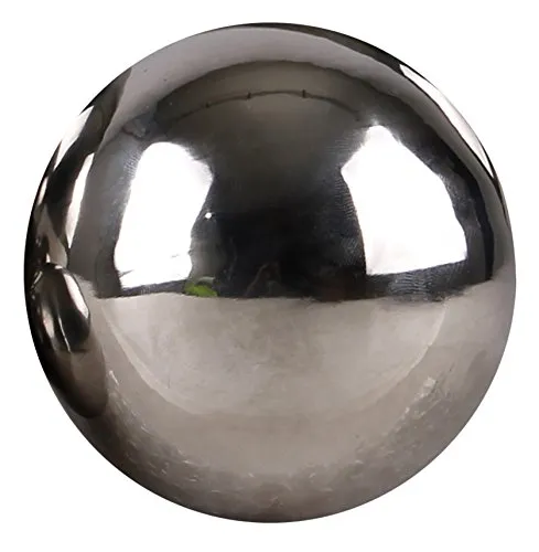 Mojawo Edelstahl Dekokugel Schwimmkugel Teichkugel Ø20cm Edelstahlkugel glänzend