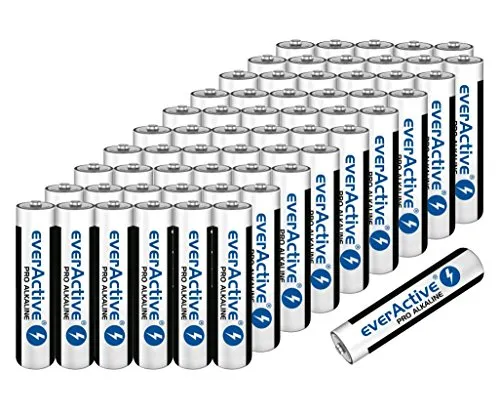 Batterien Micro AAA LR03 Alkaline Vorratspack 60 Stück everactive Markenqualität