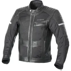 BÜSE Sunride Textil-/Lederjacke schwarz, Größe 48 - Textiljacke für Motorradfahrer, atmungsaktiv und wasserdicht mit herausnehmbarer Klimamembran und optimaler Ventilation durch Mesh-Einsätze.