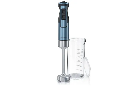 Arendo Stabmixer Edelstahl Pürierstab Rot in blau von Arendo