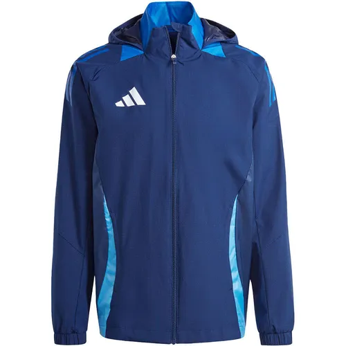 Adidas Tiro 24 Allwetterjacke - Blau, Wetterfest für Sport und Freizeit - Jacken, ideal für alle Wetterbedingungen mit atmungsaktiven Materialien für optimalen Komfort.