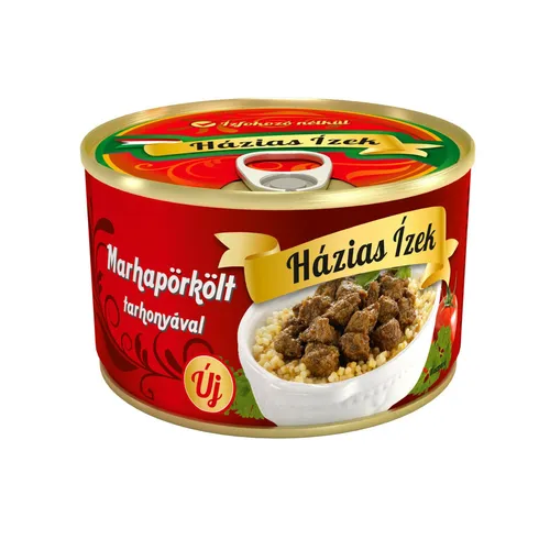 Rindsgulasch mit Eiergraupen / Marhapörkölt tarhonyával 400g - Orig. aus Ungarn