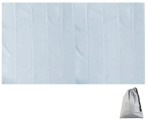 Lescars Sonnenschutz Auto Magnet: 2in1-Universal-Windschutzscheiben-Abdeckung, Magnet-Fixierung, Beutel (Autoscheibenschutz, Frontscheibenschutz, Scheibenschutz Winter)