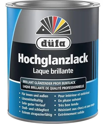 Düfa Hochglanzlack Reinweiß 750 ml