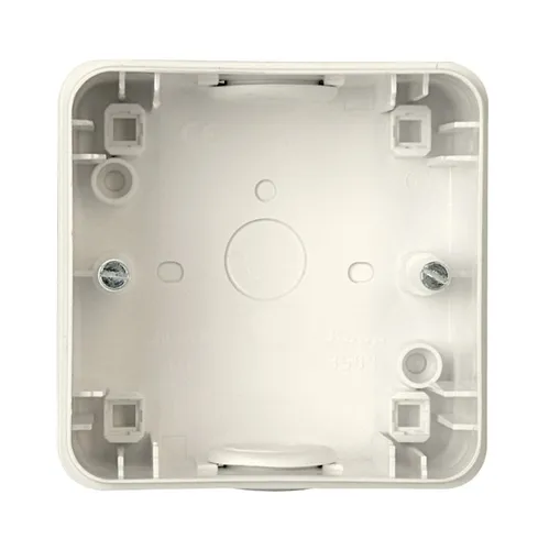 Kopp Aufputzgehäuse für Steckdosen und Schalter Feuchtraum IP44 weiß (356352013)