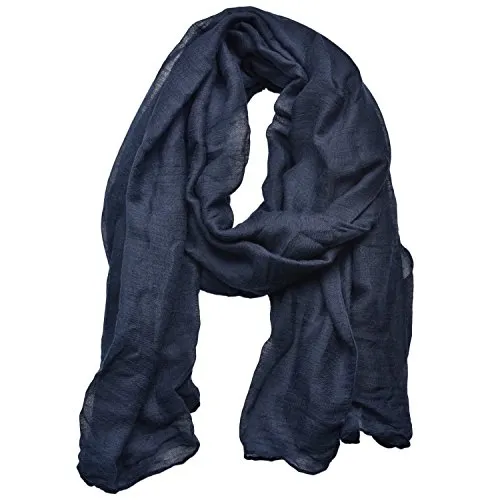 Outrip Damen Schal Gr. Einheitsgröße, Marineblau in blau von Outrip