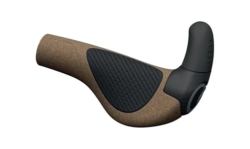 ERGON Fahrradgriffe GP2 EVO Bio Kork (Large Regular) - Sonstiges Fahrradzubehör mit ergonomischem Design für optimalen Komfort und besseren Halt während der Fahrt.