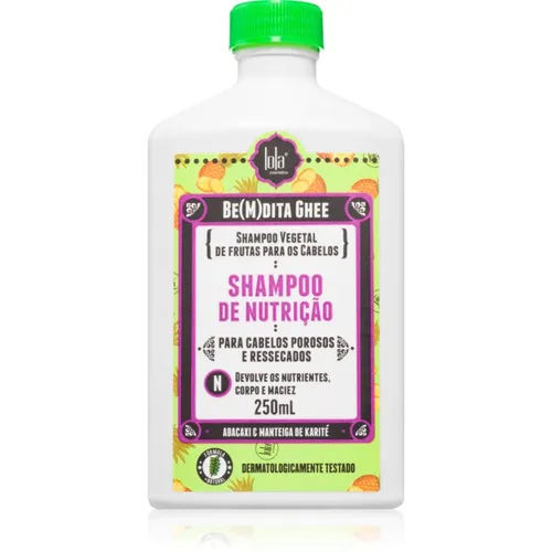 Lola Cosmetics BE(M)DITA GHEE SHAMPOO DE NUTRIÇÃO Shampoo mit ernährender Wirkung für das Haar 250 ml