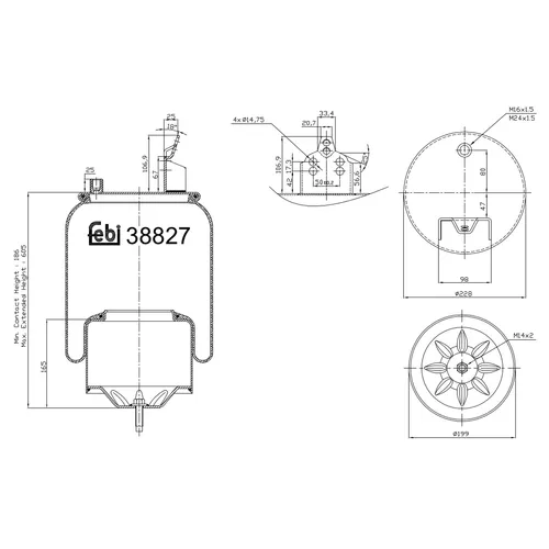 Produktbild Febi Bilstein Federbalg 38827