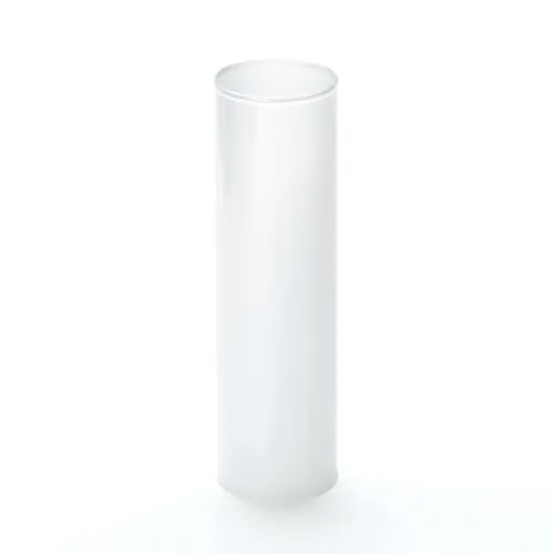 ORION LIGHTSTYLE Kerzenhülse Glas 1 Stück L 85mm ø28mm Weiß für Kerzenfassung E14 Kronleuchter Lüster Kerzenhülle Fassungshülse Fassung