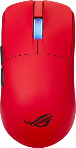 ROG Harpe II Ace Gaming-Maus rot - Hochpräzise Gaming-Maus mit optischem Sensor und einer Auflösung von bis zu 42000 dpi. Ideal für anspruchsvolle Gamer, vielseitig einsetzbar via USB, Bluetooth oder USB-Kabel.