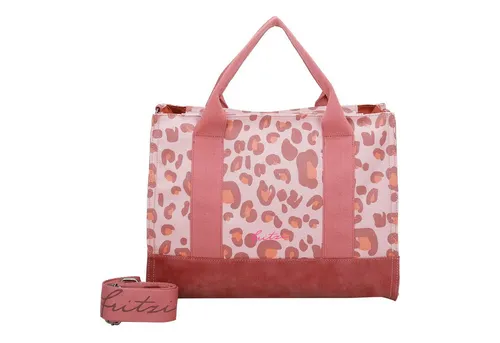 Fritzi aus Preussen Damen Tote Bag Canvas Leo Brick Shopper - Damen-Shopper mit abnehmbarem Webbing-Schultergurt für vielseitigen Tragekomfort und stylisches Design