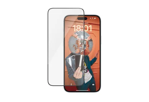 PanzerGlass Displayschutzglas Ultra-Wide Fit Screen Protector für iPhone 15 Plus für Apple iPhone 15 Plus, Displayschutzfolie, Schutzfolie, Bildschirmschutz, kratz- & stoßfest