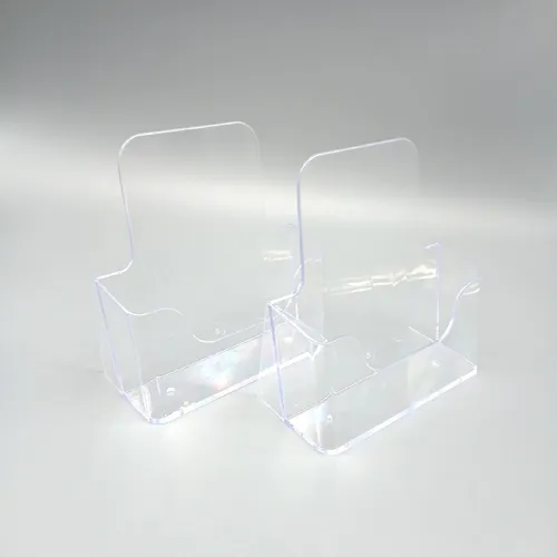 VITAdisplays NE-166 2er-Set Tischprospektständer Transparent